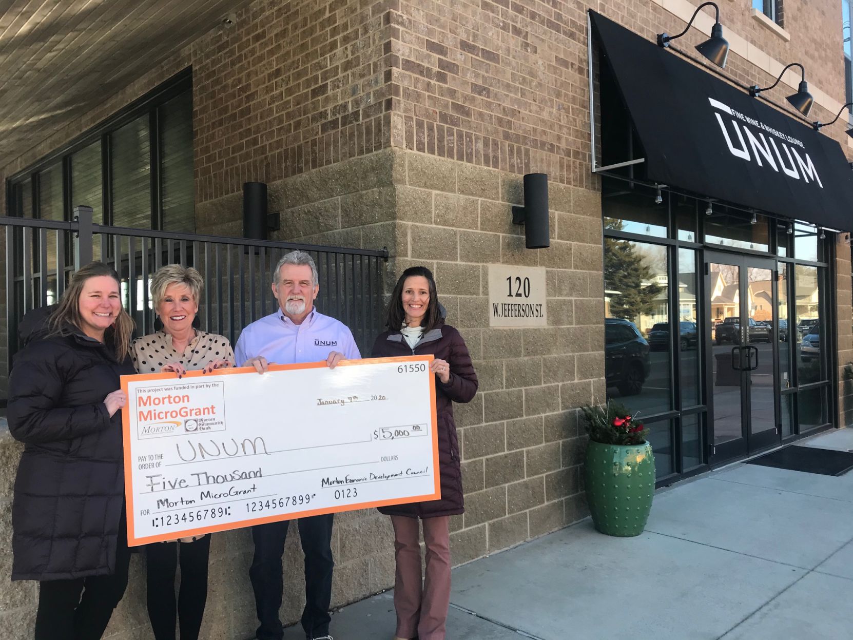 Unum receives Microgrant